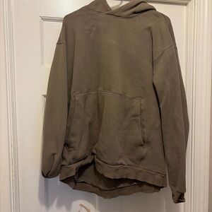 lululemon athletica Olive Green Hoodie Sweatshirt